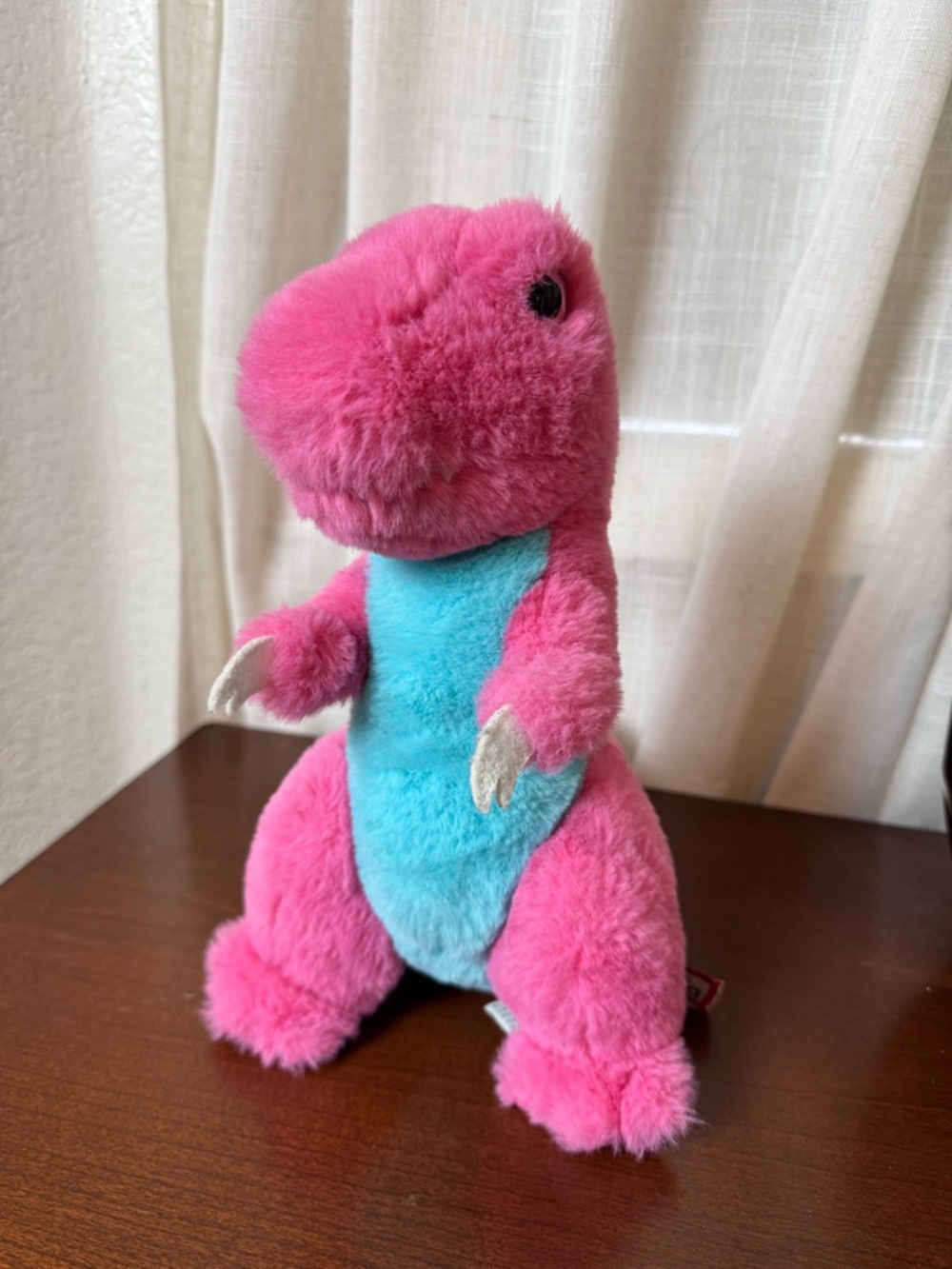 Douglas Cuddle Toy Stephanie Pink T-Rex Dinosaur Plushie - Soft & Vibrant
